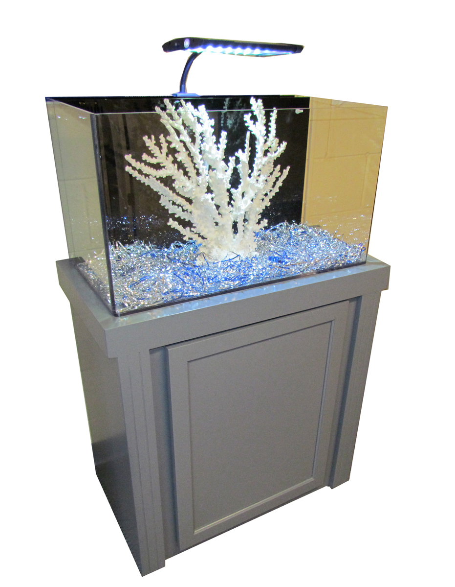 29 Gallon Grey Fusion Birch Fish Tank and Stand Combo - R&J