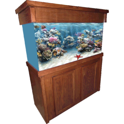 75 or 90 Cherry Signature Fish Tank Stand & Canopy